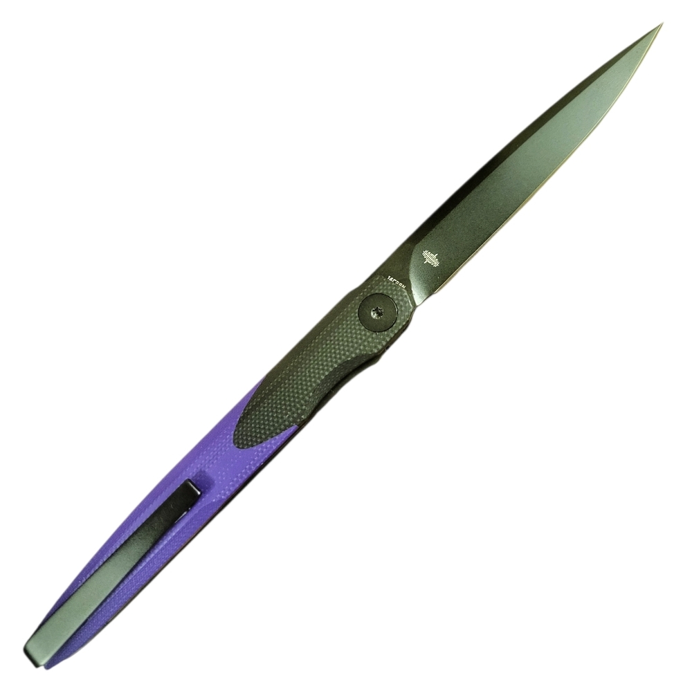 BESTECHMAN // Lanza // 14C28N, G10 Scales // Liner Lock Front Flipper knife - Picture 2 of 11